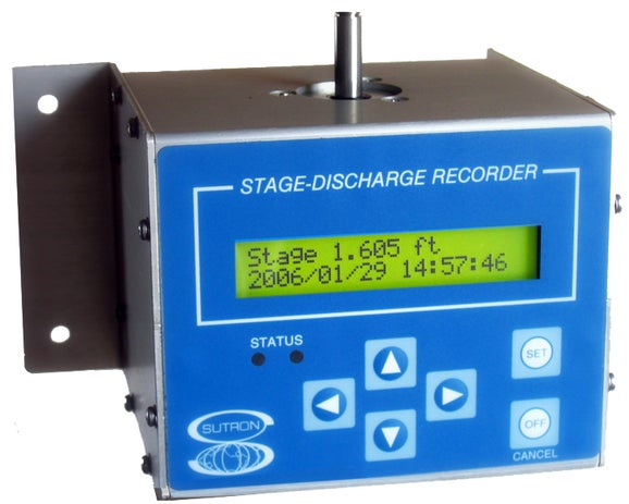 SUTRON Stage Discharge Recorder, with Analog input and 4-20mA outputs, with Shaft Encoder