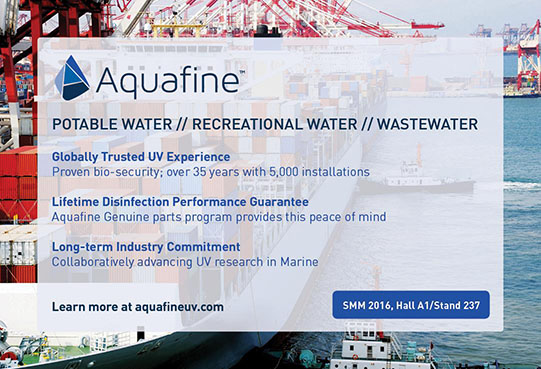 Aquafine at SMM (Shipbuilding Machinery & Marine Technology) Show